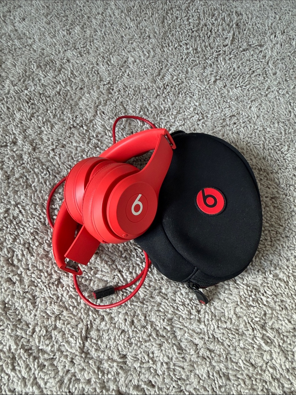 Beats by Dre Studio3 Wired Over-Ear Headphones - Red